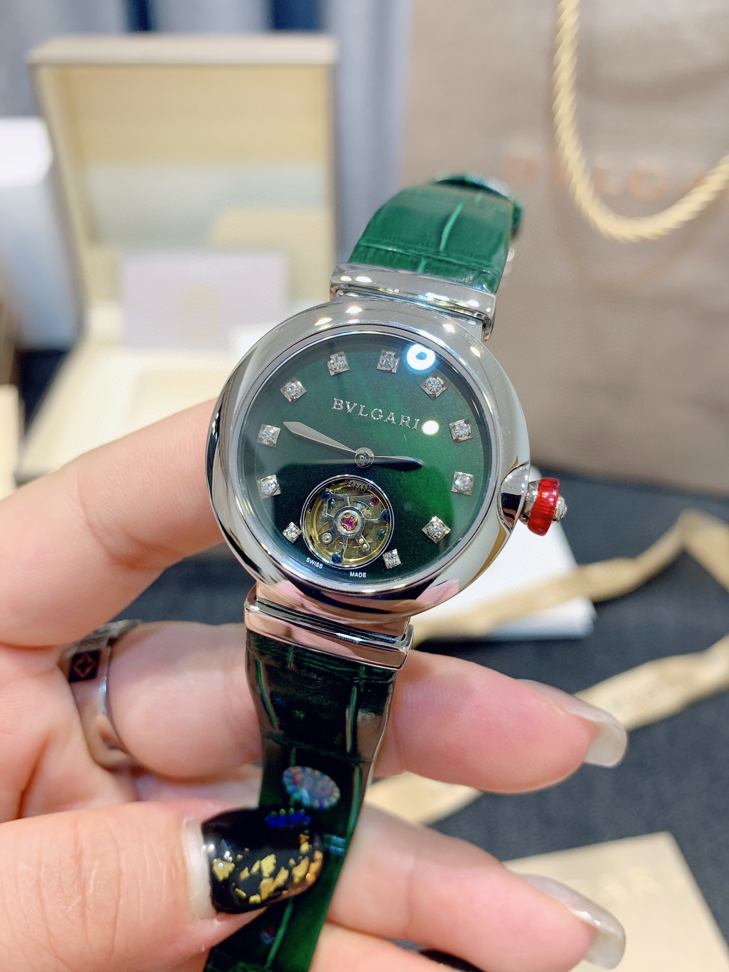 불가리 A급 여자 시계