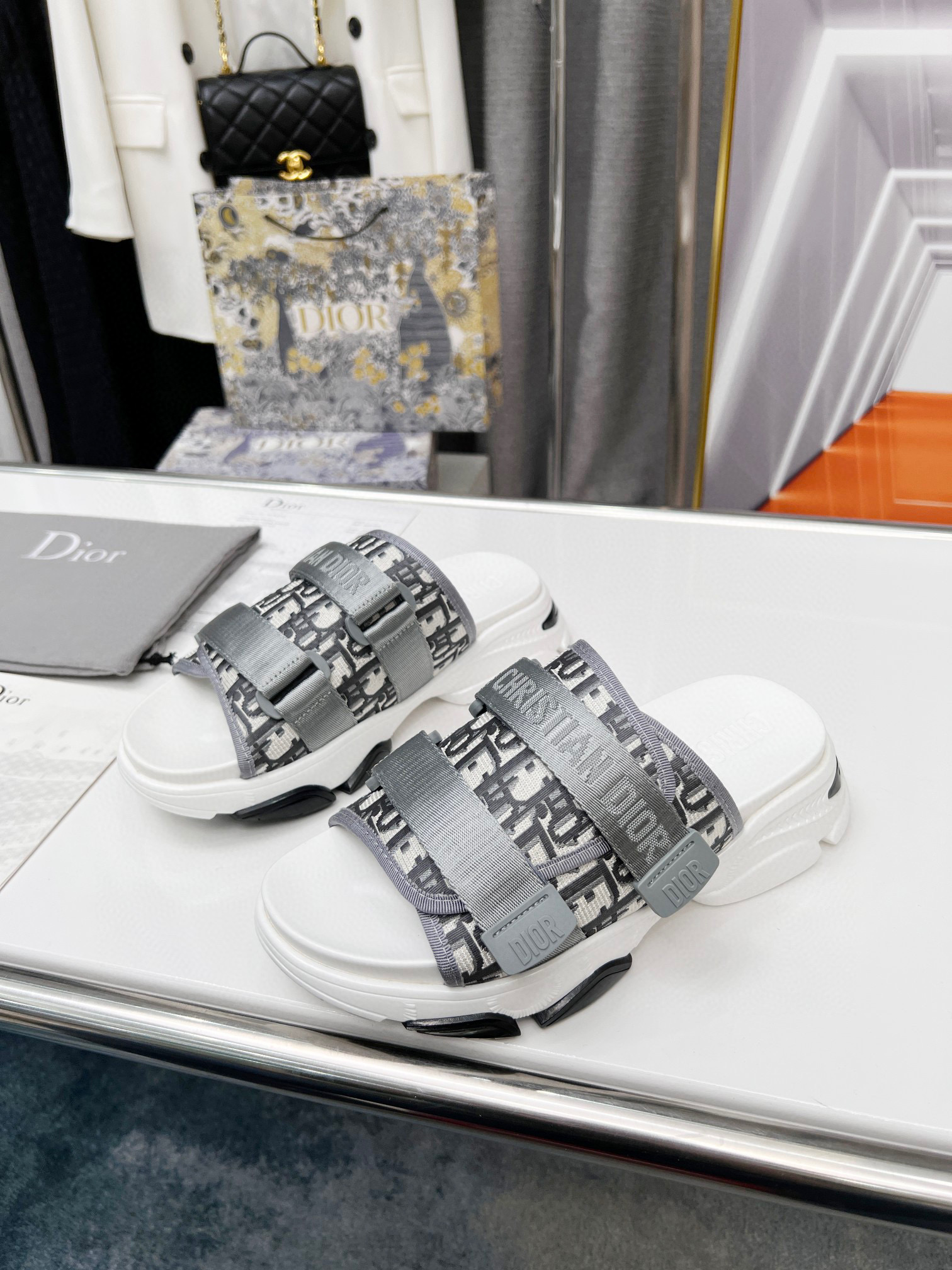 디올 여자 슬리퍼 5cm