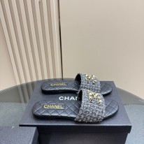 샤넬 여자 슬리퍼