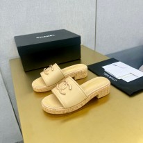 샤넬 여자 슬리퍼 6.5cm