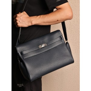 에르메스 라지 켈리백 메신저백 클레망스가죽