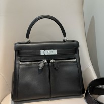 에르메스 켈리 라키스백 28 스위프트가죽 여자가방