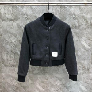 톰브라운 여자 양털 자켓