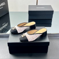 샤넬 4cm 여자 슬리퍼