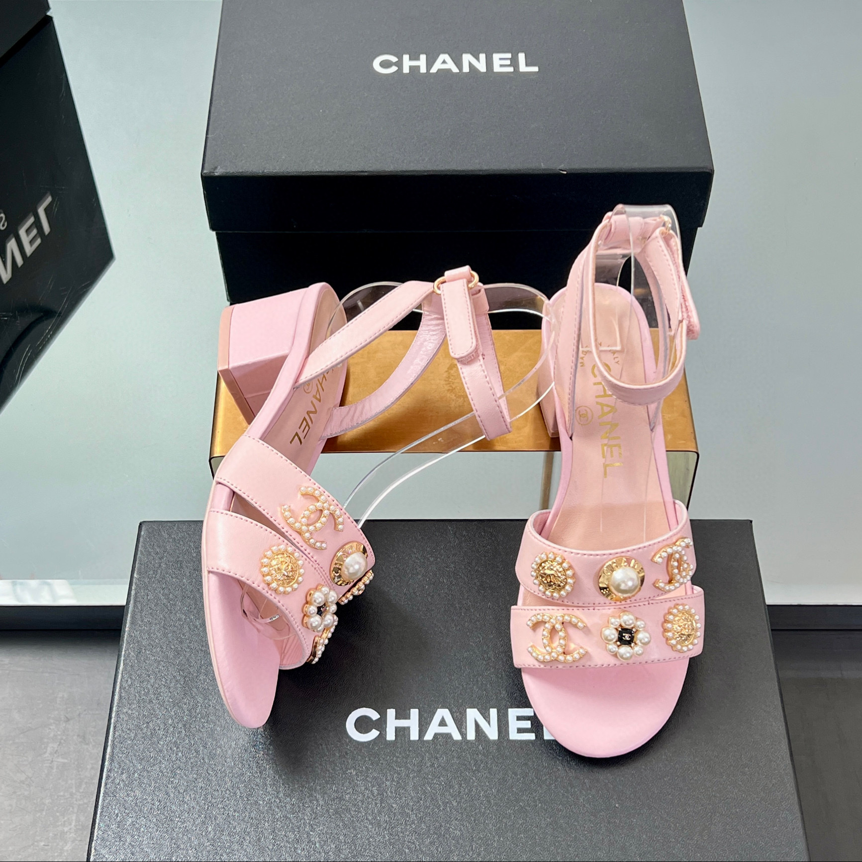 샤넬 여자 샌들