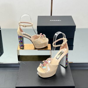 샤넬 11cm 여자 슬리퍼