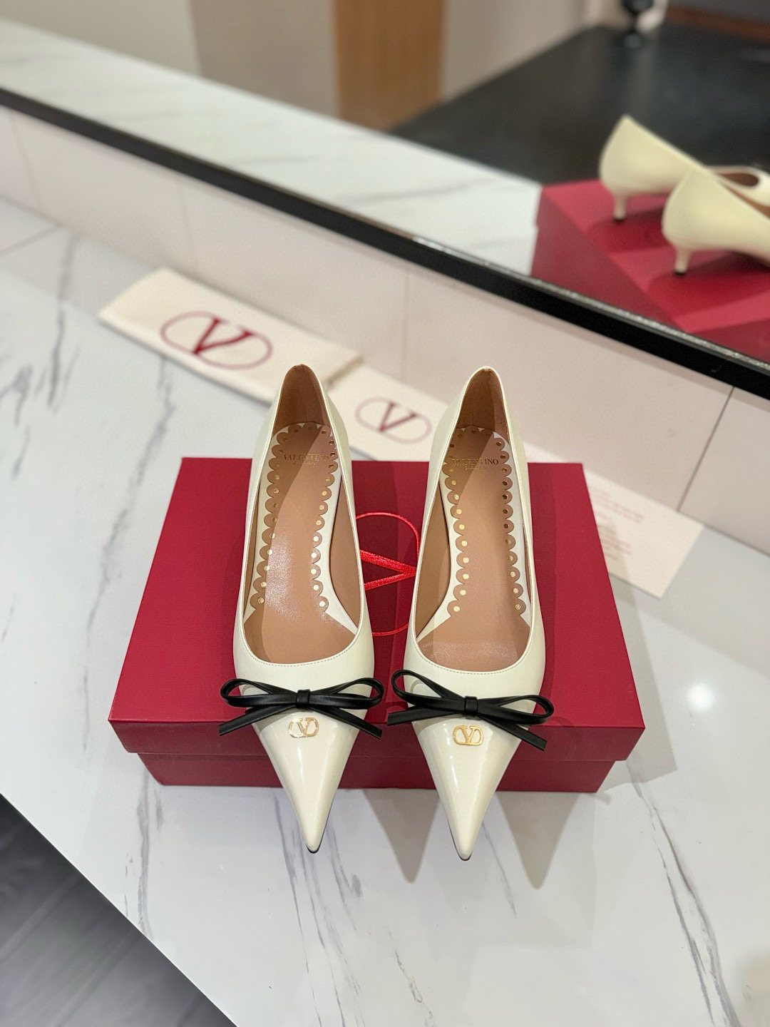 발렌티노 4.5cm 여자 신발 구두