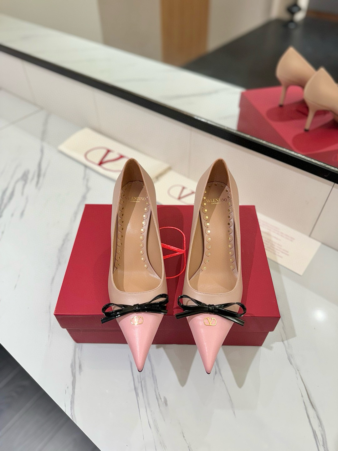 발렌티노 4.5cm 여자 신발 구두