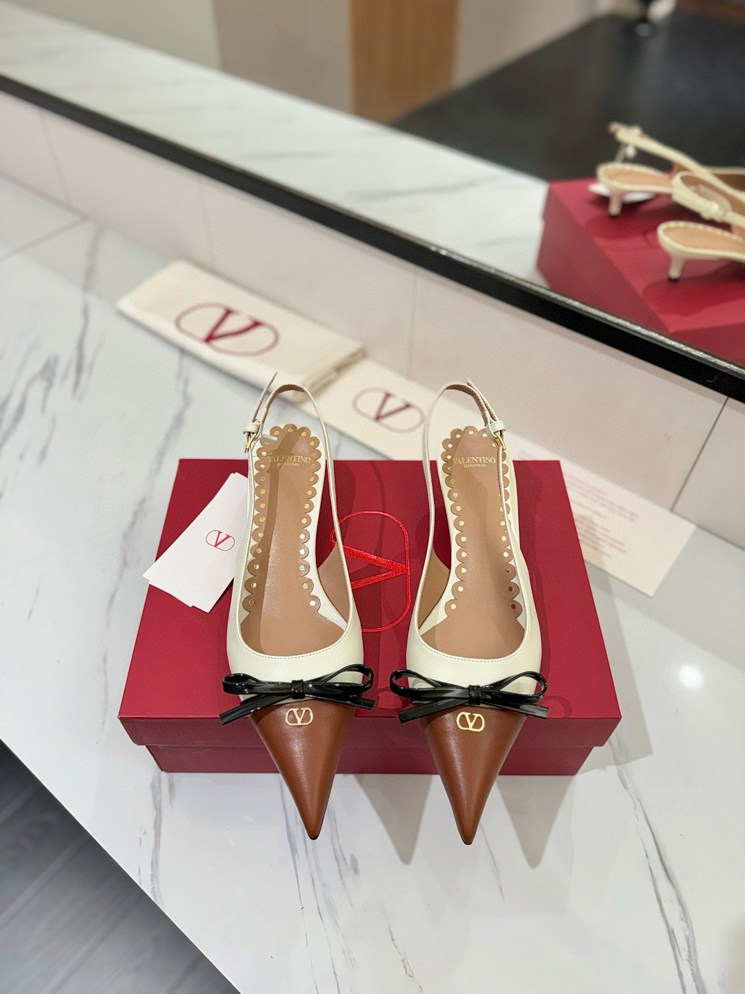 발렌티노 4.5cm 여자 신발 구두