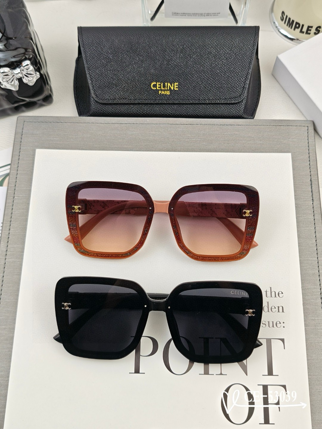 셀린느 2컬러 선글라스