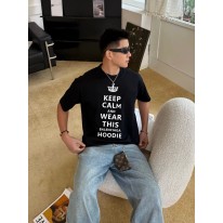 발렌시아가 남녀공용 반팔티