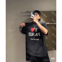 발렌시아가 남녀공용 반팔티