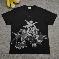 오프화이트 남녀공용 반팔티