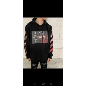 오프화이트 남녀공용 후드티 맨투맨