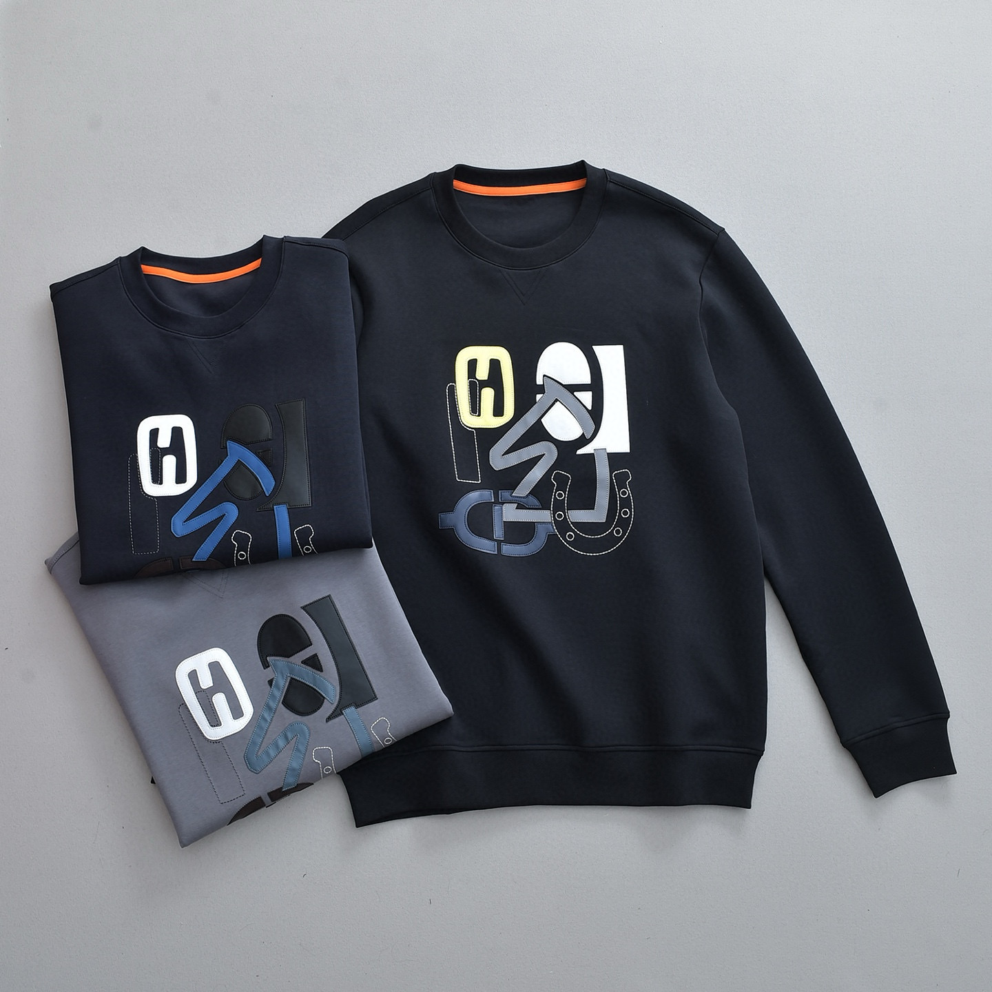 에르메스 3컬러 남자 맨투맨 후드티