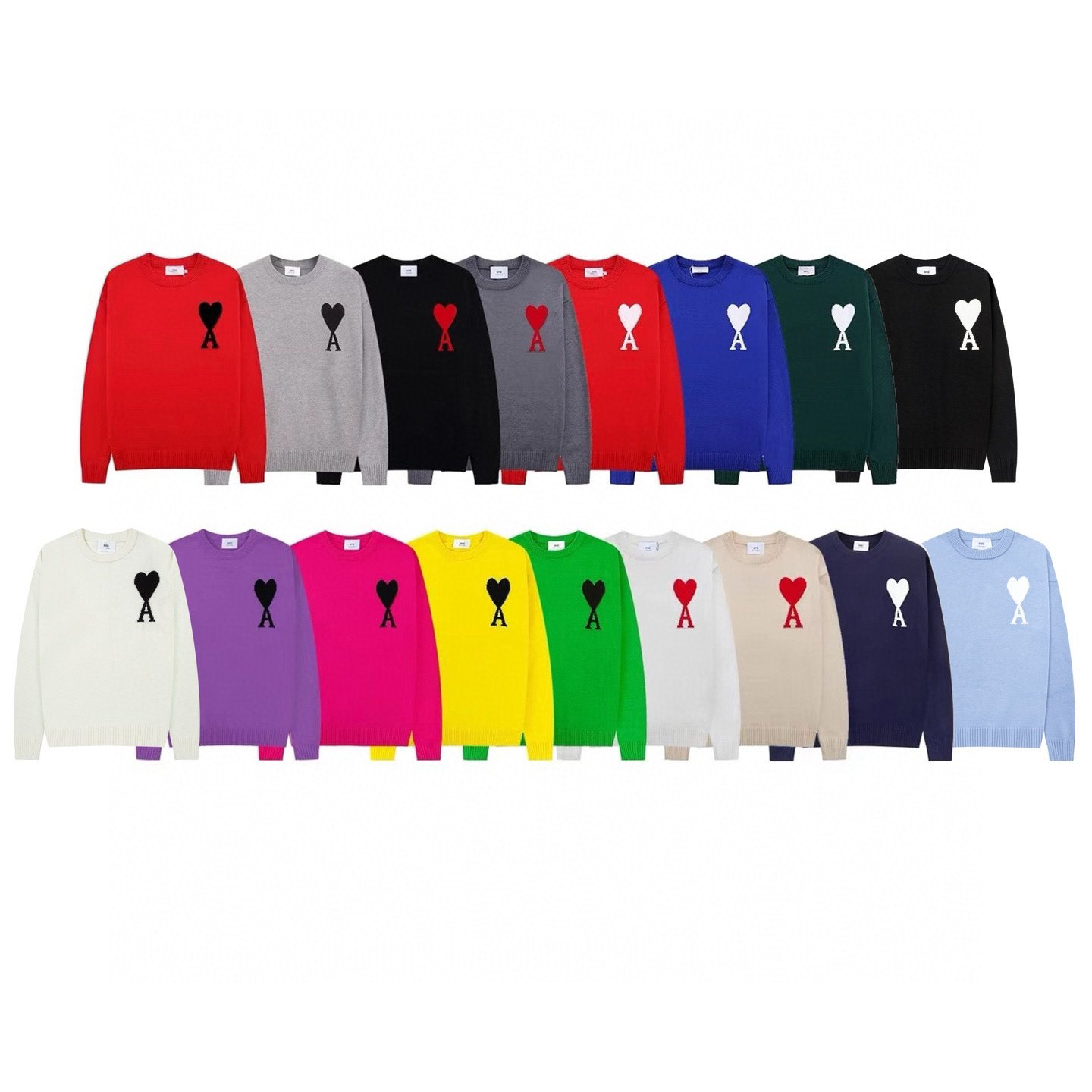 아미 아미리 16컬러 남자 니트