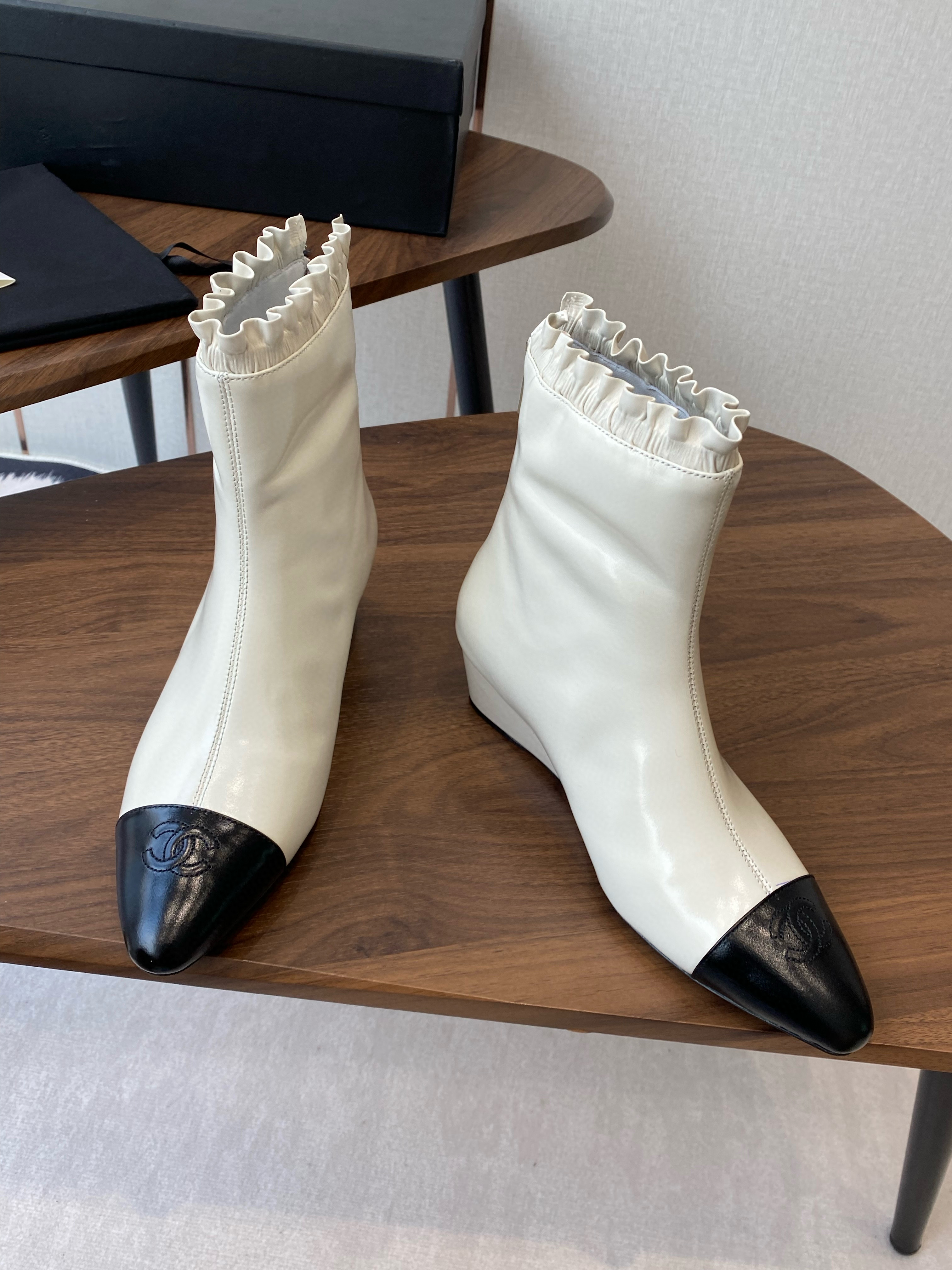 샤넬 4.5cm 여자 부츠