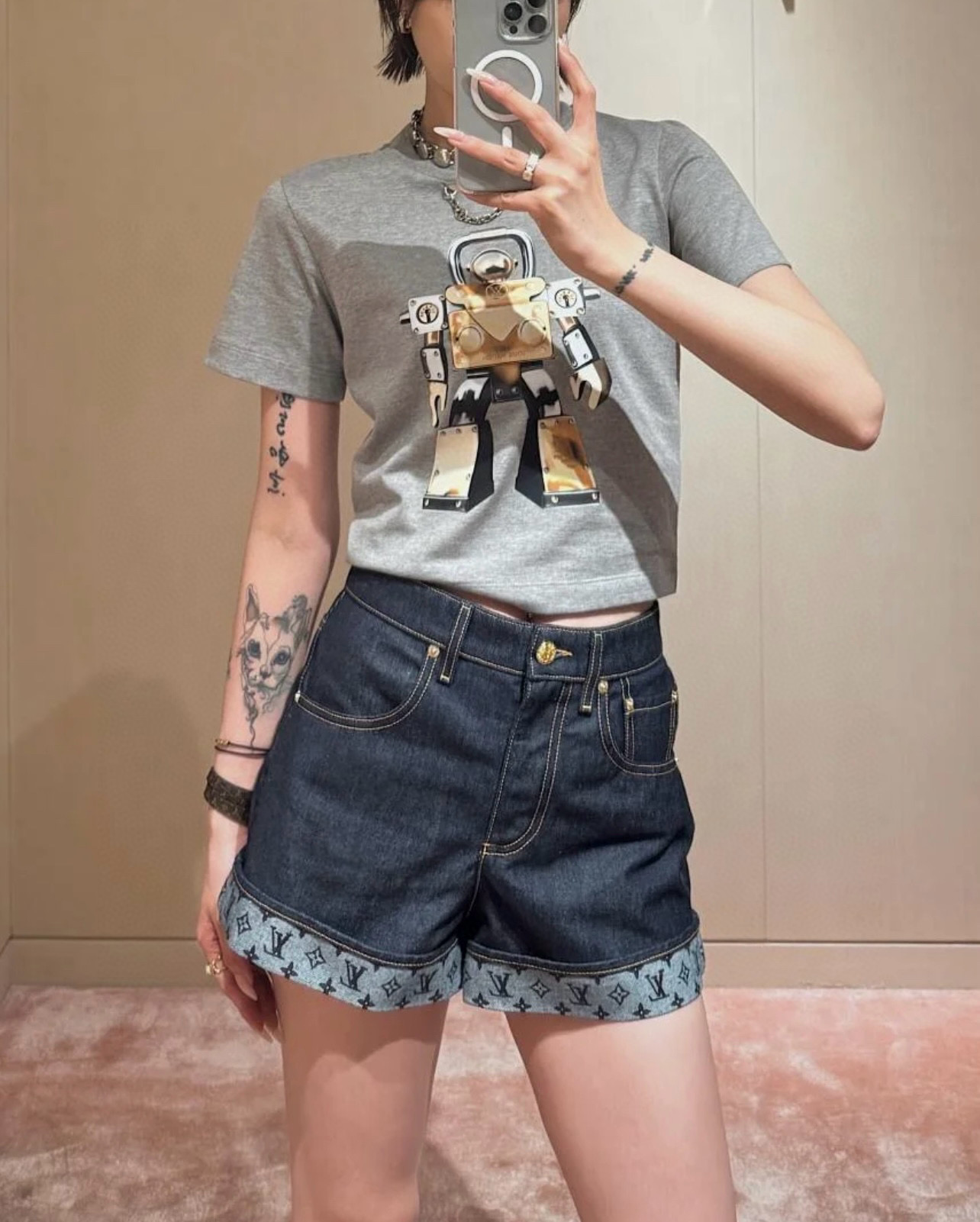 루이비통 여자 반바지