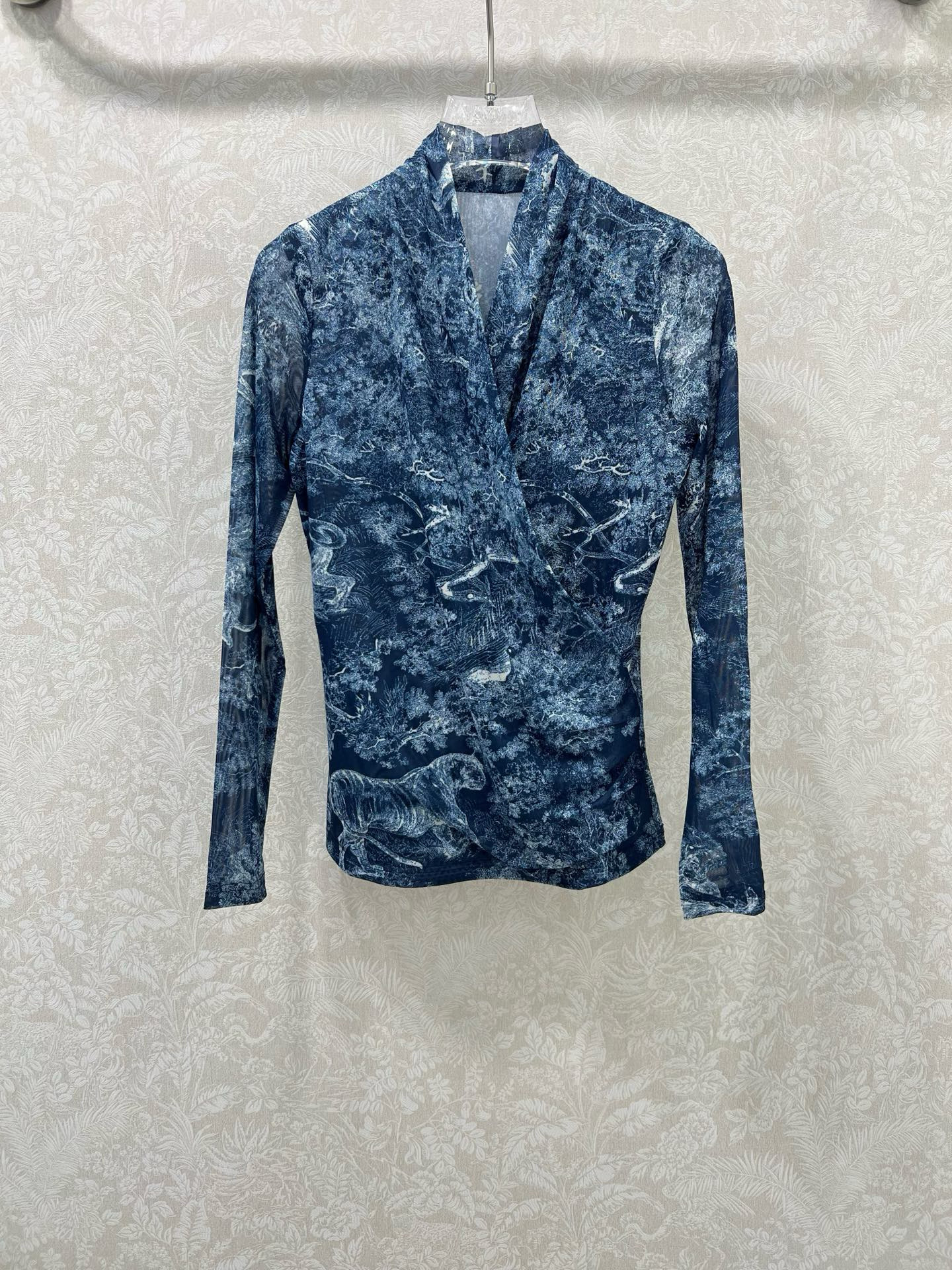 디올 여자 긴팔 티셔츠