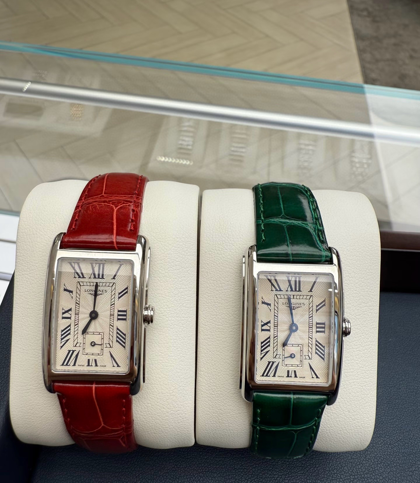 론진 2컬러 남녀공용시계 커플시계