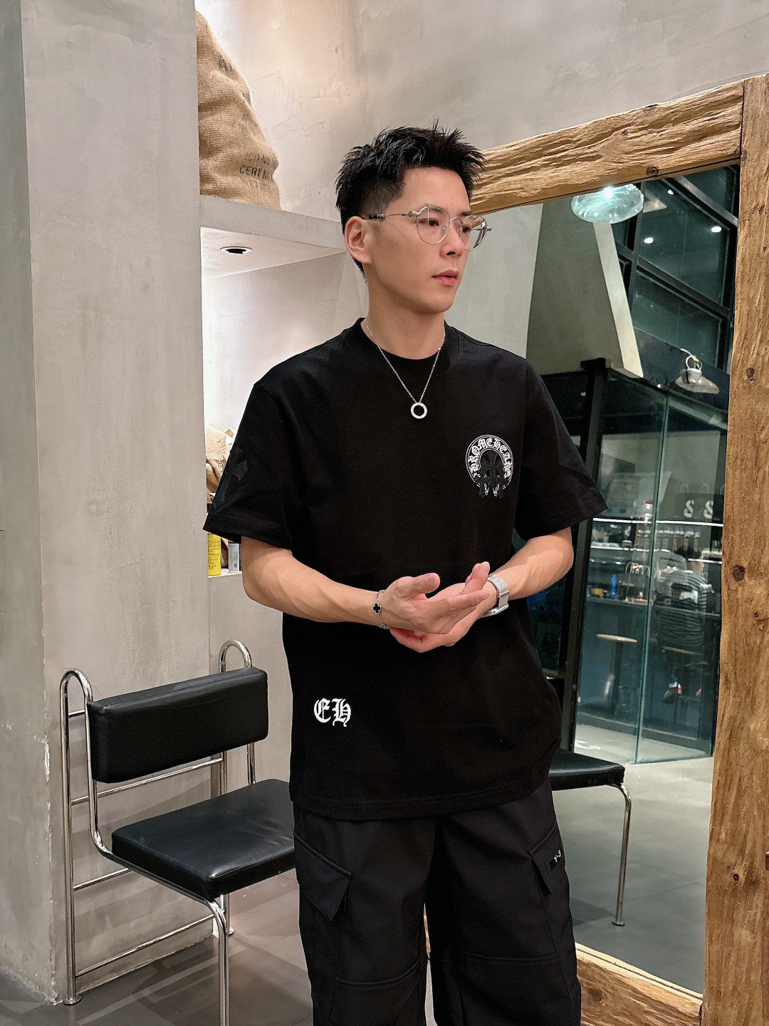 크롬하츠 남자 반팔티