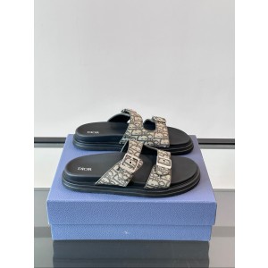 디올 남자 슬리퍼