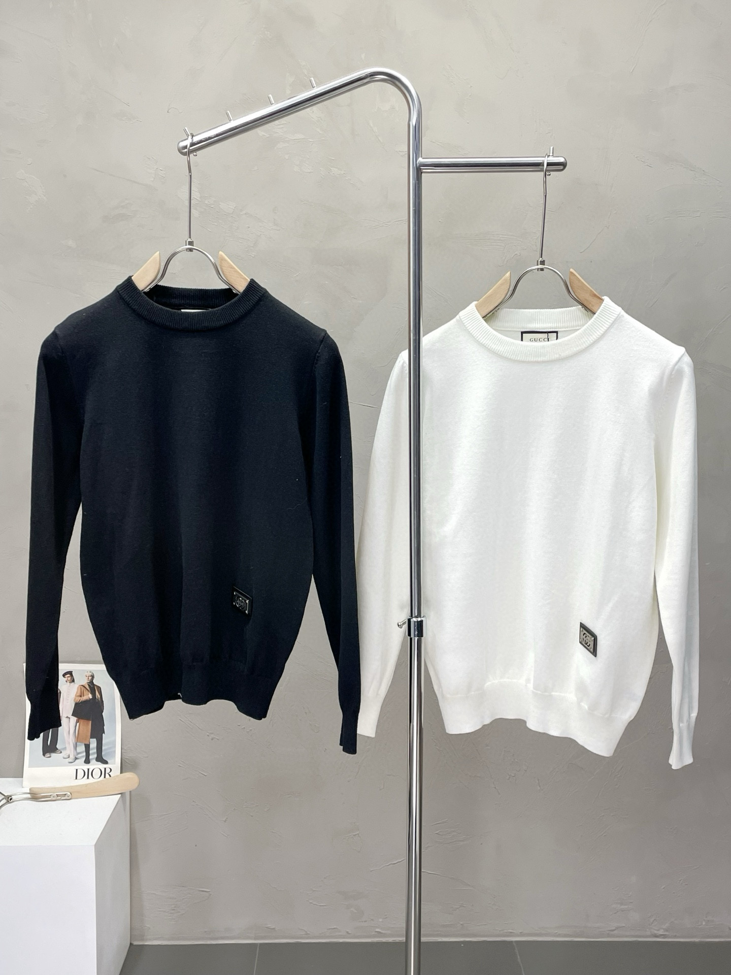 구찌 2컬러 남자 니트